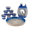 Service a Sake Asiatique traditionnel – Teinte Rose – Modèle