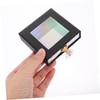 IWOWHERO 1pc Square Eyelash Packaging Box Open Window Simple Drawer