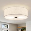 CALOKES Flush Mount Ceiling Light Fixture, 13" Close to Ceiling