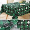 St.Patrick's Day Tablecloth Rectangle, Shamrock Clover Spring Table cloth with