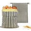 Mosucoirl Beeswax Bread Bags 2 Pack, Reusable Bread Storage Boxes