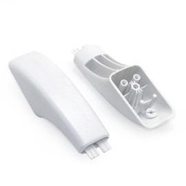 White Range Oven Door Handle End Cap Replacement Fit for GE/Hotpoint, AP3140301 & More - Direct Fit for Stove/Oven Door Handles