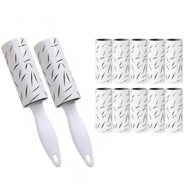 Lint Roller with Refills Sticky Remover Pet Dog Hair Clothes Sofa Dust Cleaning with Easy-Tear Sheets, Comes with Multiple Refills