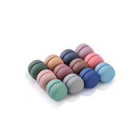 Txameru - 24 pares de pines de hiyab con imanes de hiyab fuertes, imanes de hiyab coloridos para mujeres, Pequeño, Sin gemas.