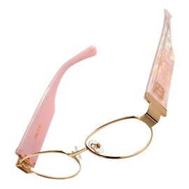 TIJN Square Metal Blue Light Glasses for Woman Men, Acetate Frame Bluelight Blocking Glasses, Talani