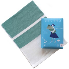 Limited Color, 4-ply Gauze, Wrap-Around Pillow Cover, Quick Drying, Imabari Toweling Fabric, 100% Cotton, Gauze, Makiko Pillow, Made in Japan, 23.6 x 32.7 inches (60 x 83 cm), Gentle Texture, No