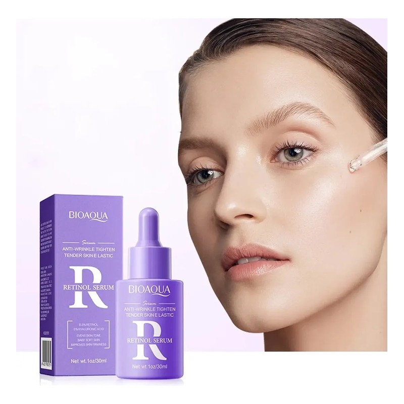 Bioaqua Serum Retinol Acido Hialuronico Antiarrugas 2pz 30ml
