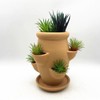 RISEON Six Pocket Terra Cotta Strawberry Jam Planter Strawberry Pot
