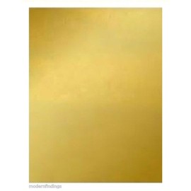Solid Brass Sheet Metal 18 Ga (Soft) 8" X 12" Made in USA