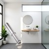 Stainless Steel Toilet Paper Holder - Spring Loaded Roller for