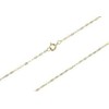 9ct Gold Trace Chain in 16",18,"20 Length Aprox Weight 0.5