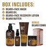 Every Man Jack Men's Sandalwood Beard Set - Perfect for