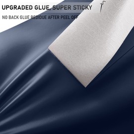 YAFLC Self Adhesive Leather Repair Tape Kit, 40" x 16" Leather Repair Patch for Furniture, Leather Repair Patch for Car seat, Sofas, Couch, Boat Seat Dark Blue