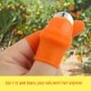 2 Sets Finger Picker, Thumb Protector Gardening Separator, Nail Protector