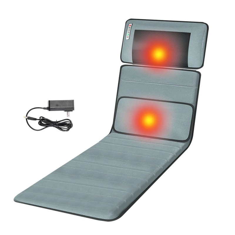 Lint Full Body Electric Massage Mat w/Heat Vibration Massage Pad