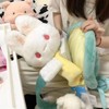 Rabbit Turtle Plush Backpack PP Cotton Short Plush Cartoon Perfect