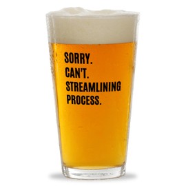 Director Sarcasm Pint Glass 16oz -Streamlining Process - Funny Director of Operations Gifts Strategic Leader Workflow Manager Planner