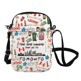 Toronto Canada Travel Crossbody Bag Toronto Souvenirs Gift Toronto Canadian Shoulder Bag Vocation Gifts Honeymoon Gift (Toronto CB)