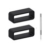 Rubber Watch Band Loop Sillicon Watch Strap Keeper Replacement Holder