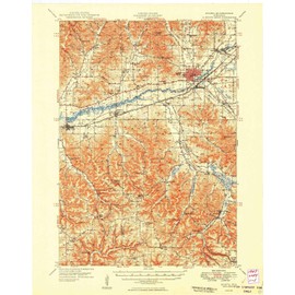 YellowMaps Sparta WI topo map, 1:62500 Scale, 15 X 15 Minute, Historical, 1949, 21.07 x 16.51 in - Polypropylene