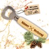 Bottle Opener Made of Swiss Pine Men Tool