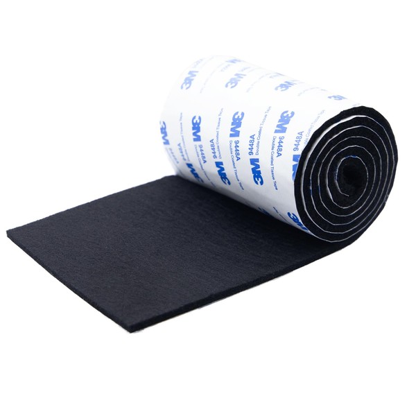 Simpracon Cuttable Felt Furniture Pads with Sticky Backing,40x4 inch Self