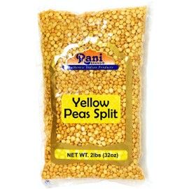 Rani Yellow Peas Split, Dried (Vatana, Matar) 2lbs (32oz) ~ All Natural | Vegan | Gluten Friendly | Product of USA