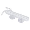 Phefop Aquarium Bubble Counter Transparent Corrosion Resistant Glass CO2 Spiral