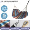 Sorbus® Brazilian Double Hammock - Extra-Long Two Person Portable Hammock