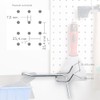 Pegboard Peggy's Perforated Wall Hooks Hanging Width 25/25.4 mm Pack