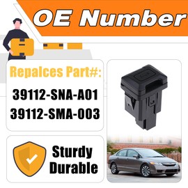 LEVANLIGHT Aux Port Replacement Auxiliary Input Adapter Audio Input Jack Compatible with Honda Civic 2006-2011 CRV 2009-2011 Acura TL 2007-2008 MDX 2008-2009, Replaces# 39112-SNA-A01
