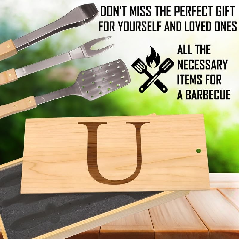 Initial U BBQ Set: Uniquely Designed for "U" with Premium