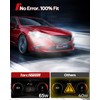 Torchbeam H4 LED Bulbs, 9003/HB2 Fog Light, 6000K Cool White,