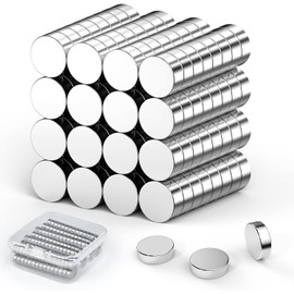 MUYOLUN 60 Pack Neodymium Magnets - 6mm x 3mm Small Strong Magnets for Whiteboard, Fridge, Crafts, Office & Home DIY