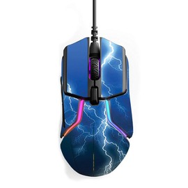 MightySkins Skin Compatible with SteelSeries Rival 600 Gaming Mouse - Lightning Storm | Protective, Durable, and Unique Vinyl wrap Cover | Easy to Apply, Remove, and Change Styles | Made in The USA