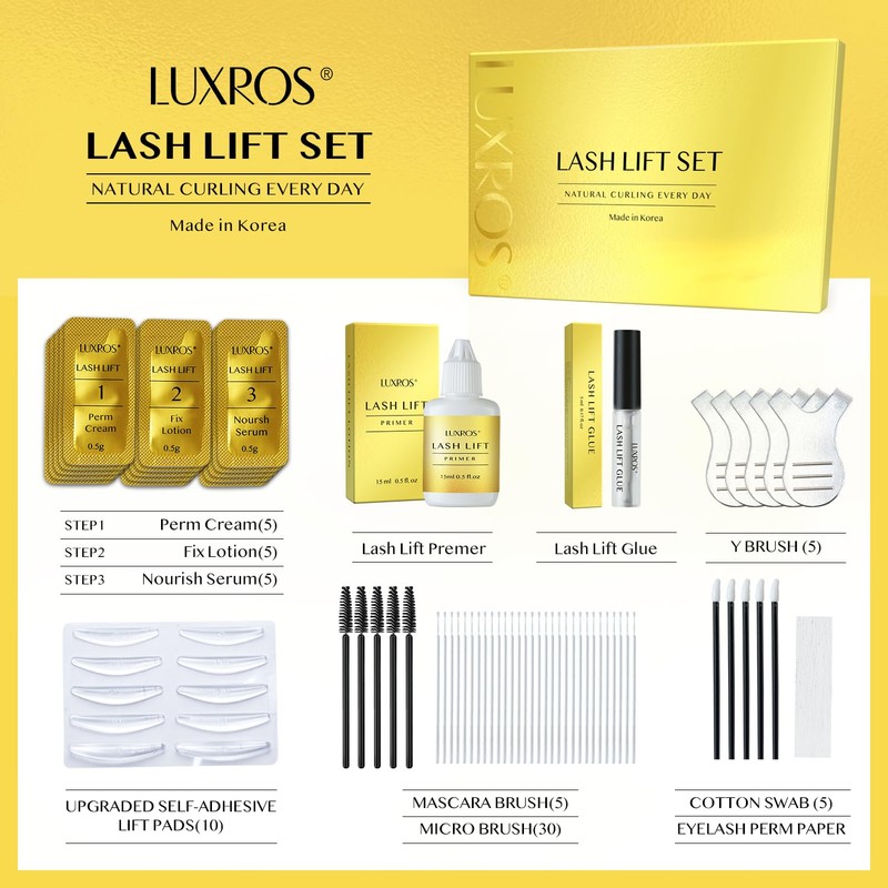 Lash Lift Kit for Eyelash Lamination: Made in Korea Professional