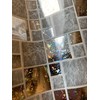 32 Glitter Silver Chrome Kitchen Bathroom Tile Stickers Transfers 15