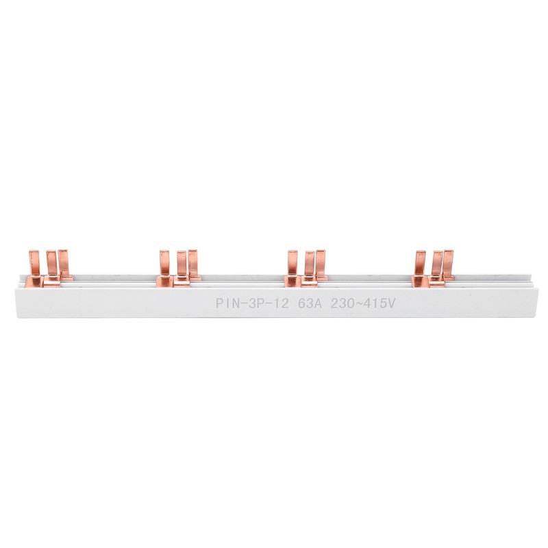PIN TYPE Copper Busbar 3P 12 Way 63А PVC Good