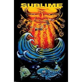 AllPosters Wall Poster Sublime- Sun & Fish, 24x36