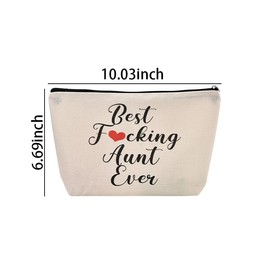 Birthday Gifts for Aunt Makeup Bags for Women Mothers Day Gifts for Aunts from Nephew Niece