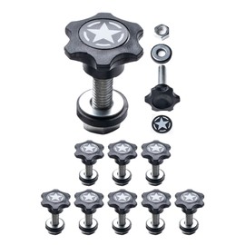 GP Star Thumb Screws, M8 Bolt Set for Easy Bronco Top Removal Lift & Cargo Cover Installation, Compatible with Tie Downs, Bronco Accessories for Ford Bronco, 8 Pack - GPCA