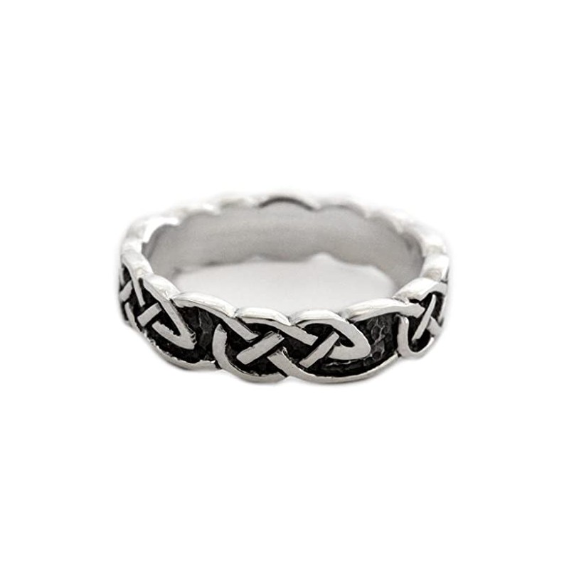 Windalf Irish Celtic Silver Ring ARKA 5mm Infinity Knot Bohemia