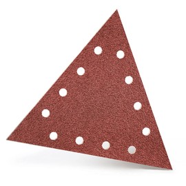 MENZER Red Velcro Sanding Discs 290 x 250 mm 12-Hole for Drywall Sanders Normal Corundum (Pack of 25) K240