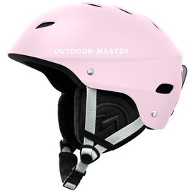 OUTDOORMASTER Ski Helmet, Snowboard Helmet, With Visor, Snow Helmet, Omnidirectional Adjuster, High Density EPS Ski Helmet, 3D Protective Cushion, Removable, Washable, Adults, Unisex, 6 Colors