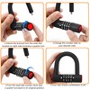 Security Cable Lock Set (4 Digital Combination U-Lock & 4