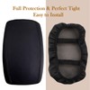 Areeyils Black Leather Center Console Armrest Cover for 2024-2025 2026
