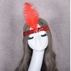 1920s Sequin Feather Headband 20s Fancy Dress Charleston Brow Band