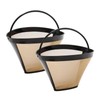 2 Pack Reusable Coffee Filter, 6-12 Cup Cone Coffee Filter