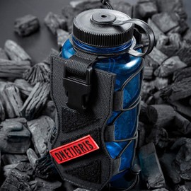 OneTigris Water Bottle Holder MOLLE Field Bottle Bag Carrier Extreme Minimalist Water Bottle Holder