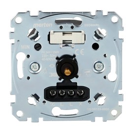 Merten MEG5133 Rotary Dimmer Insert for Inductive Load, 600 W/VA